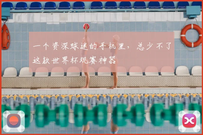 一个资深球迷的手机里，总少不了这款世界杯观赛神器